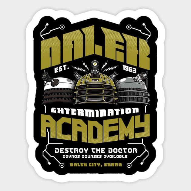 Dalek Academy Sticker by Arinesart